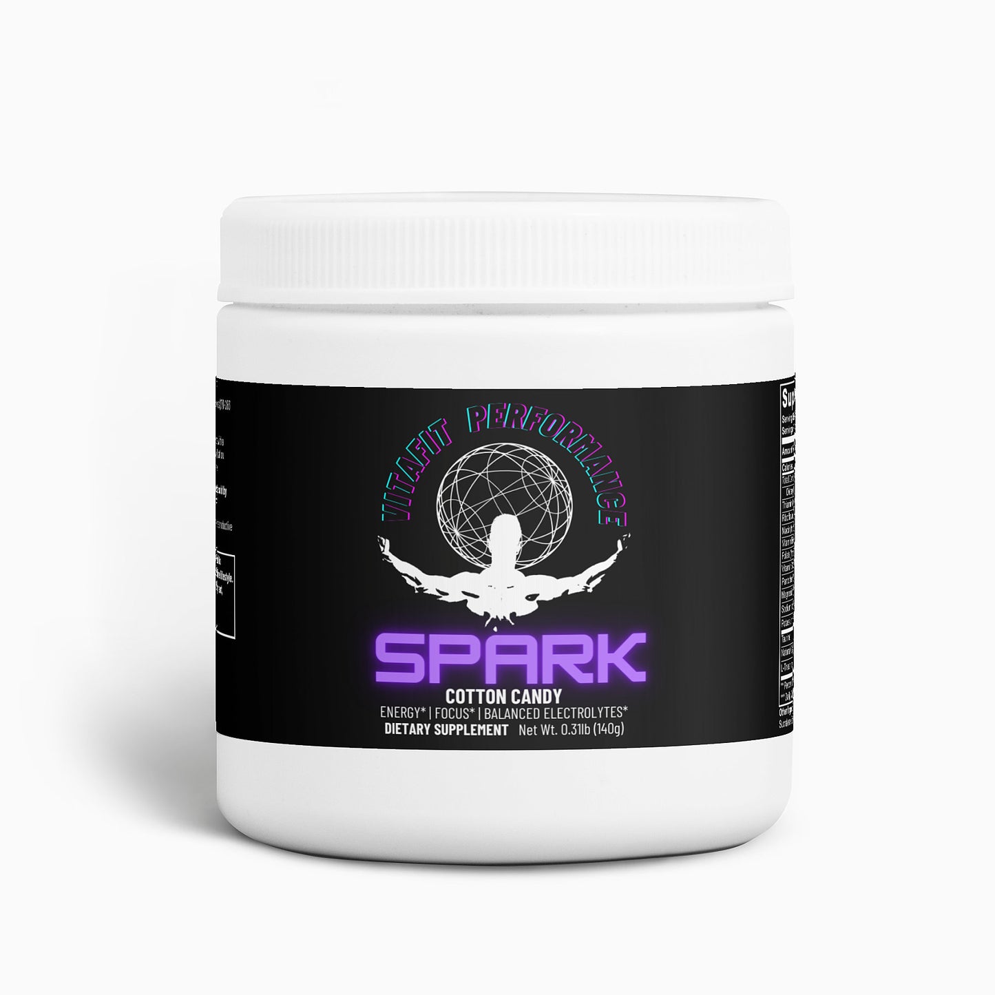 VitaFit Performance SPARK | Energy Powder (Cotton Candy)