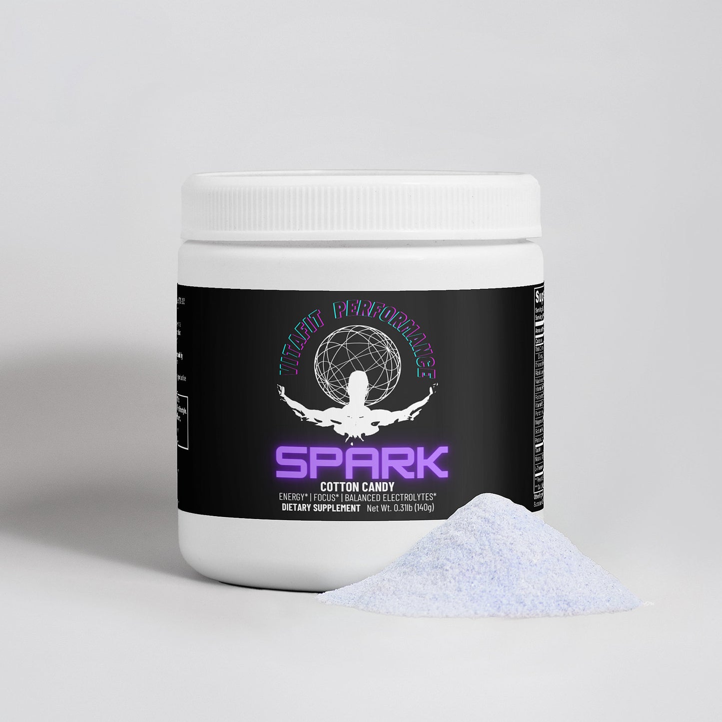 VitaFit Performance SPARK | Energy Powder (Cotton Candy)