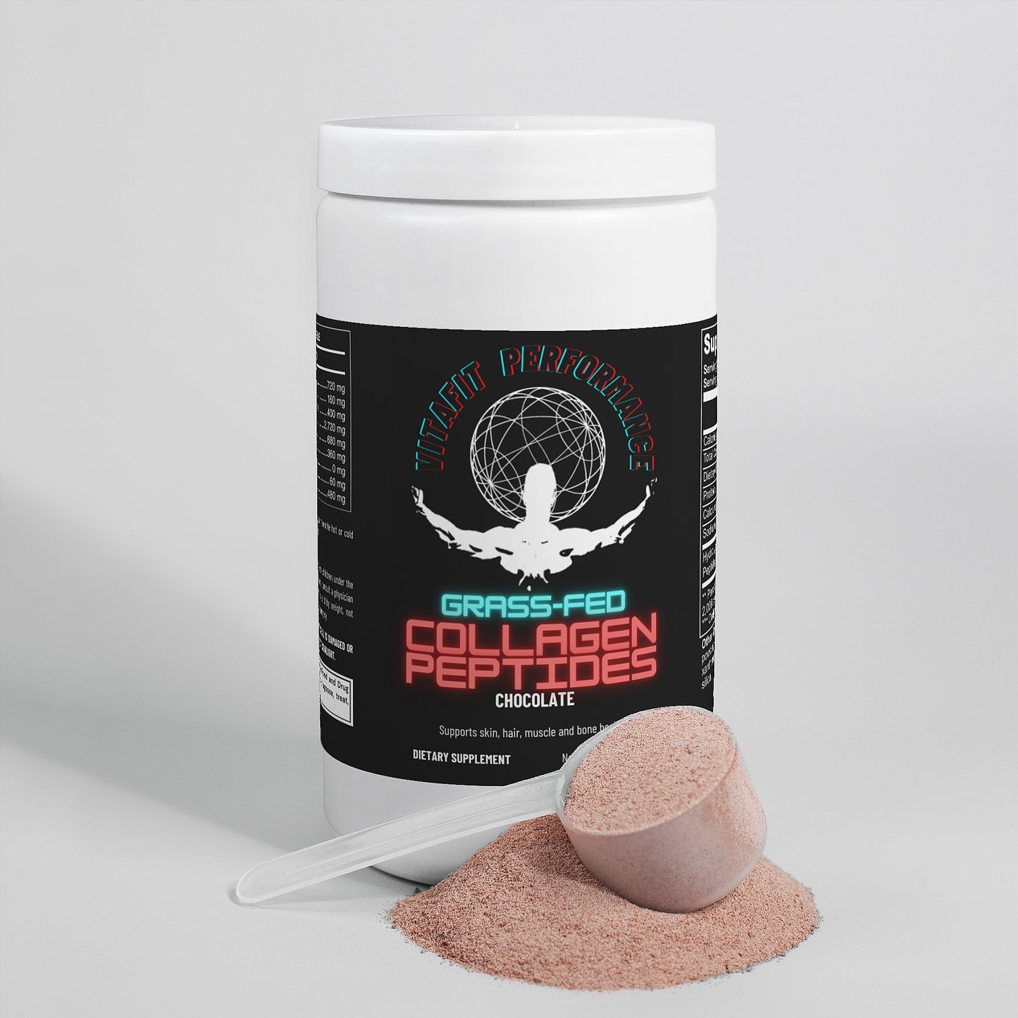 VitaFit Performance Grass-Fed COLLAGEN Peptides Powder (Chocolate)