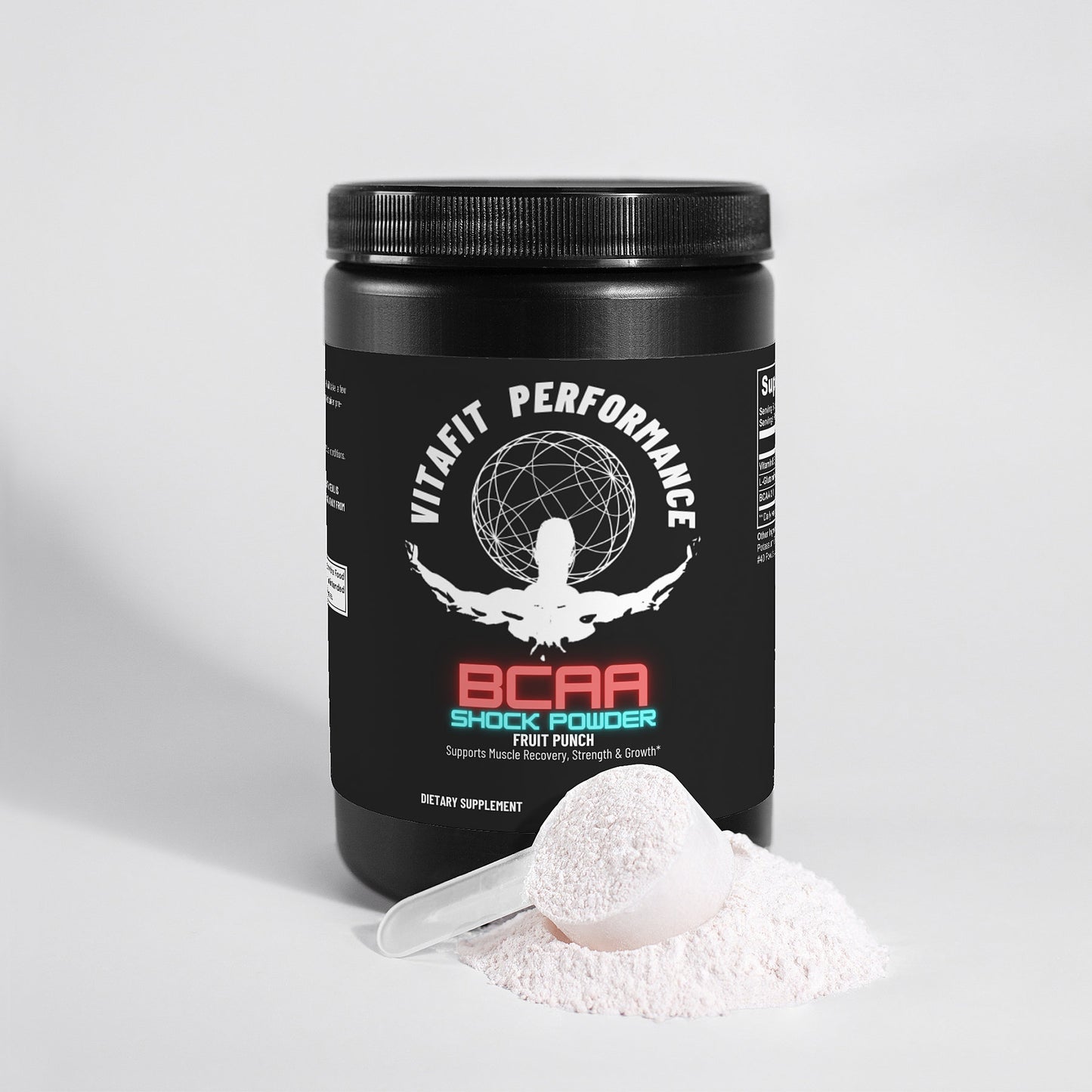 VitaFit Performance BCAA Shock | Post-Workout Powder (Fruit Punch)