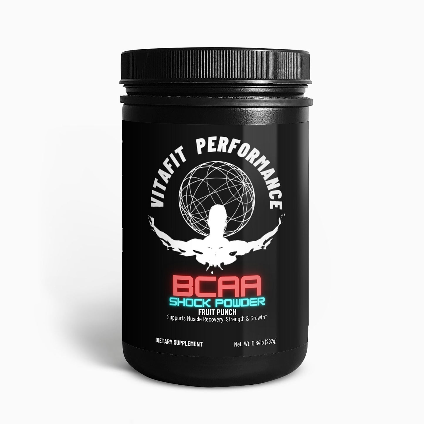 VitaFit Performance BCAA Shock | Post-Workout Powder (Fruit Punch)