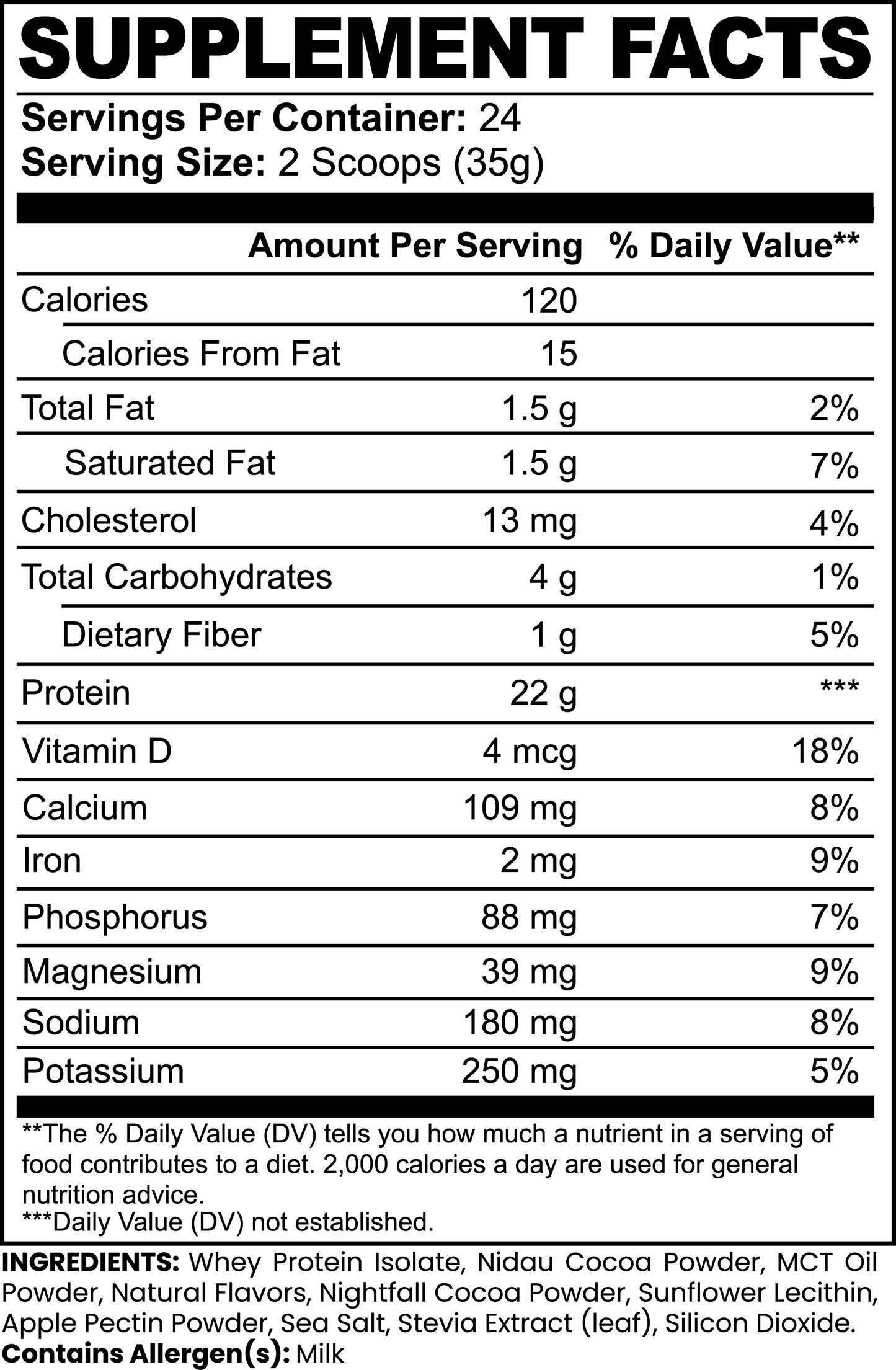 VitaFit Performance IsoPro MATRX | Whey Protein Isolate (Chocolate)